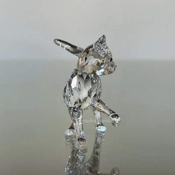 SOLD - Swarovski Crystal The Peaceful Countryside Mother Cat Standing 861914 - Picture 4 of 11